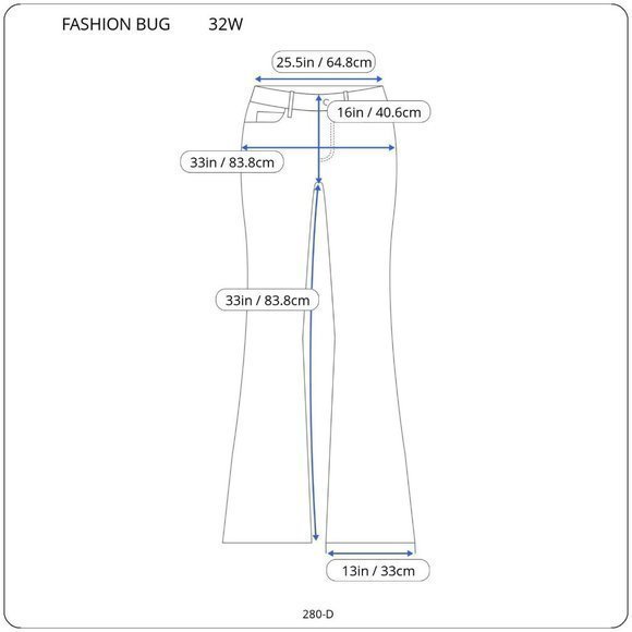 Fashion Bug Weekend Casual Bootcut Jeans Dark Stretch Plus Size 32W x 33 - Picture 3 of 9